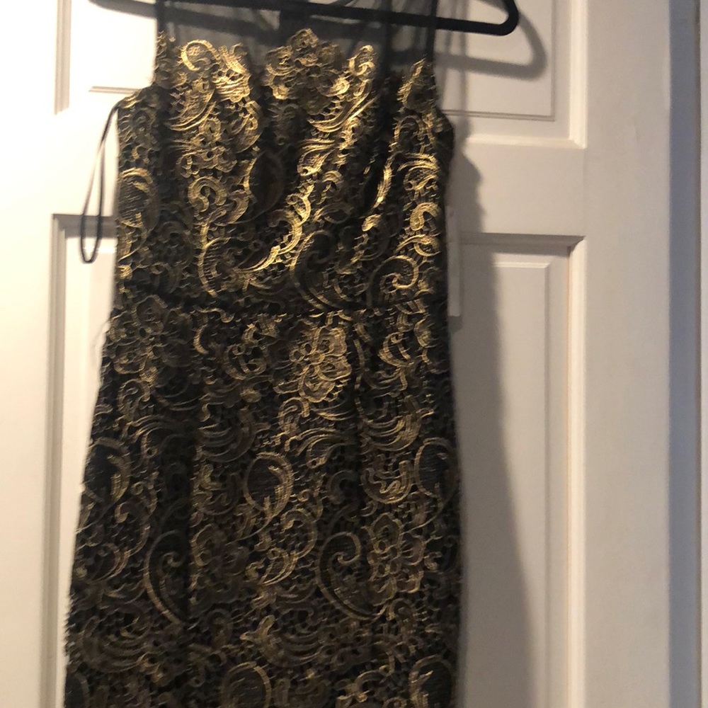 Decode18 brand new black and gold dress